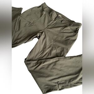 NWOT Dark Green Khaki Duluth Trading Women's Slim Leg Pants 16x29